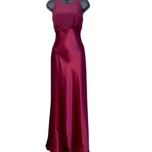 Floor length formal red dress